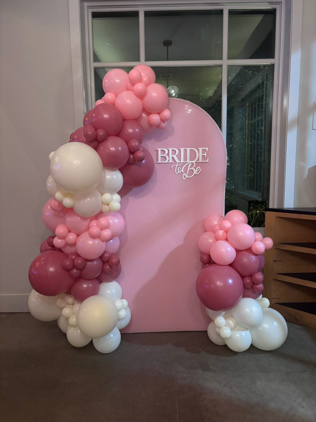 Bride to Be — Bridal shower · Mauve & blush by Arches & Aesthetics by Lisa
